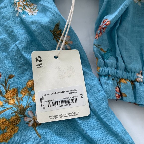 NWT a.n.a Women's Plus Top Blouse, Size 2X - Picture 8 of 12